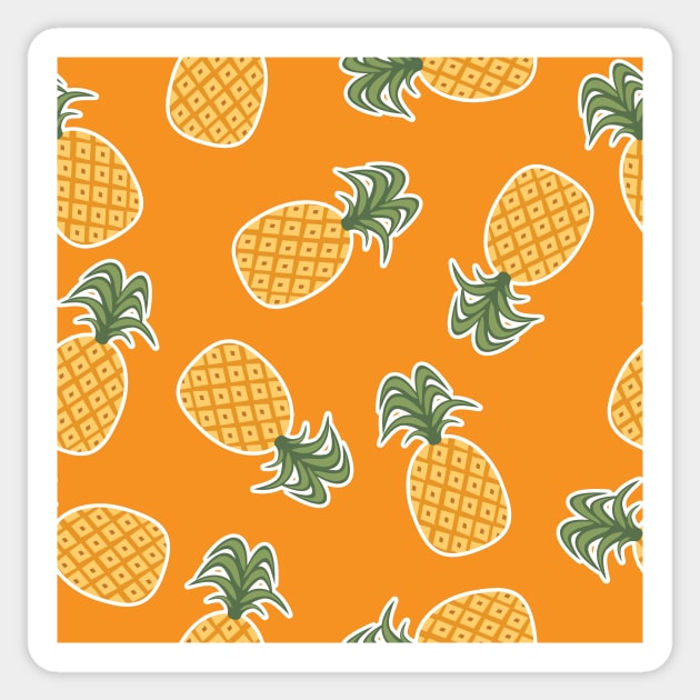 Pineapple Passion Sticker by Blue-Banana